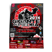 Cartel gigante depedra