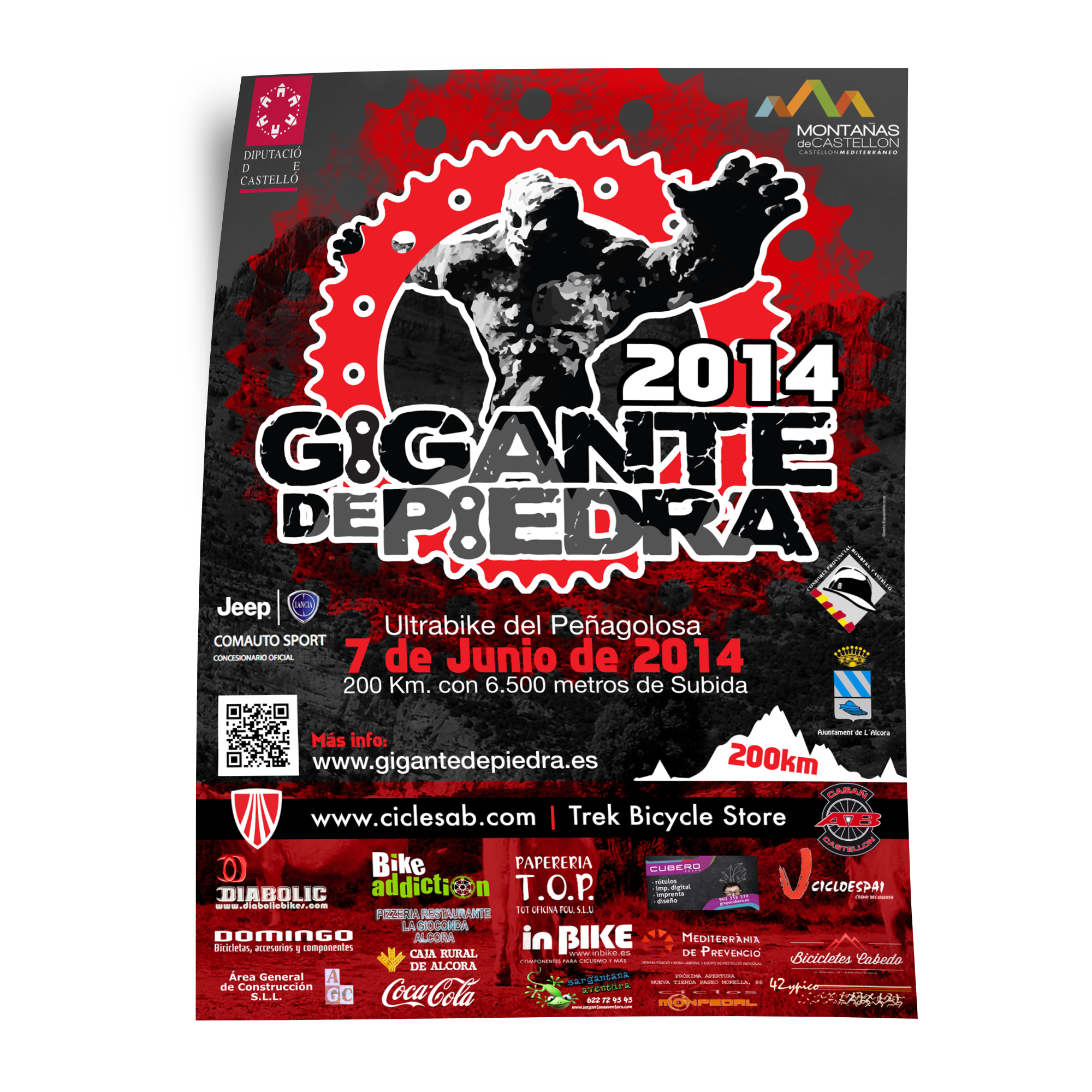 Cartel gigante depedra