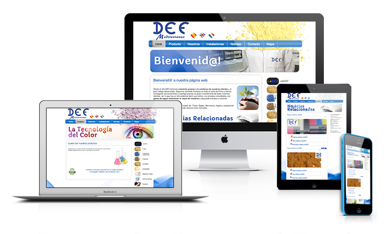 Diseño web DEFMediterraneo.com